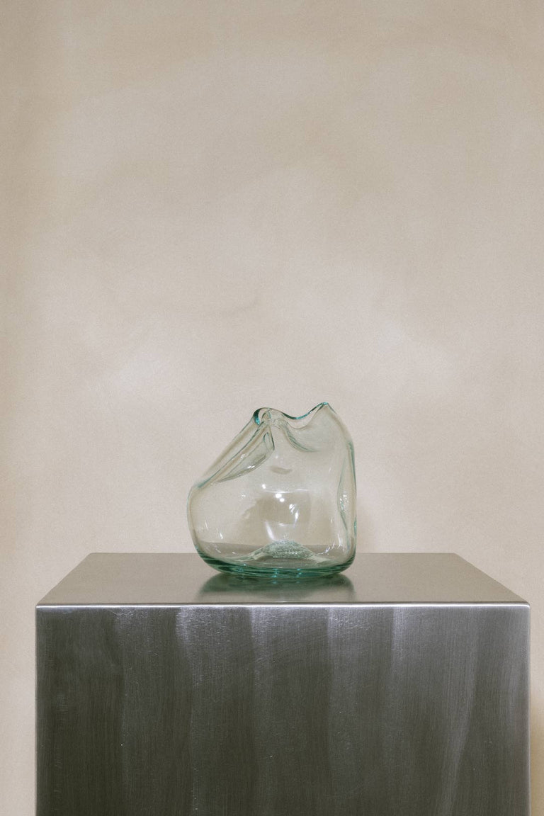 La bulle de toutes les bulles - Vase en verre recyclé transparent