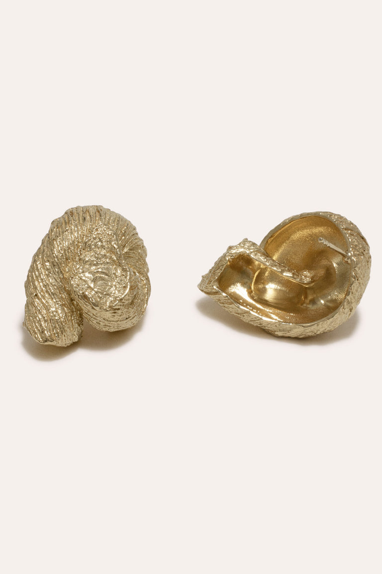 Cord - Gold Plated Earrings