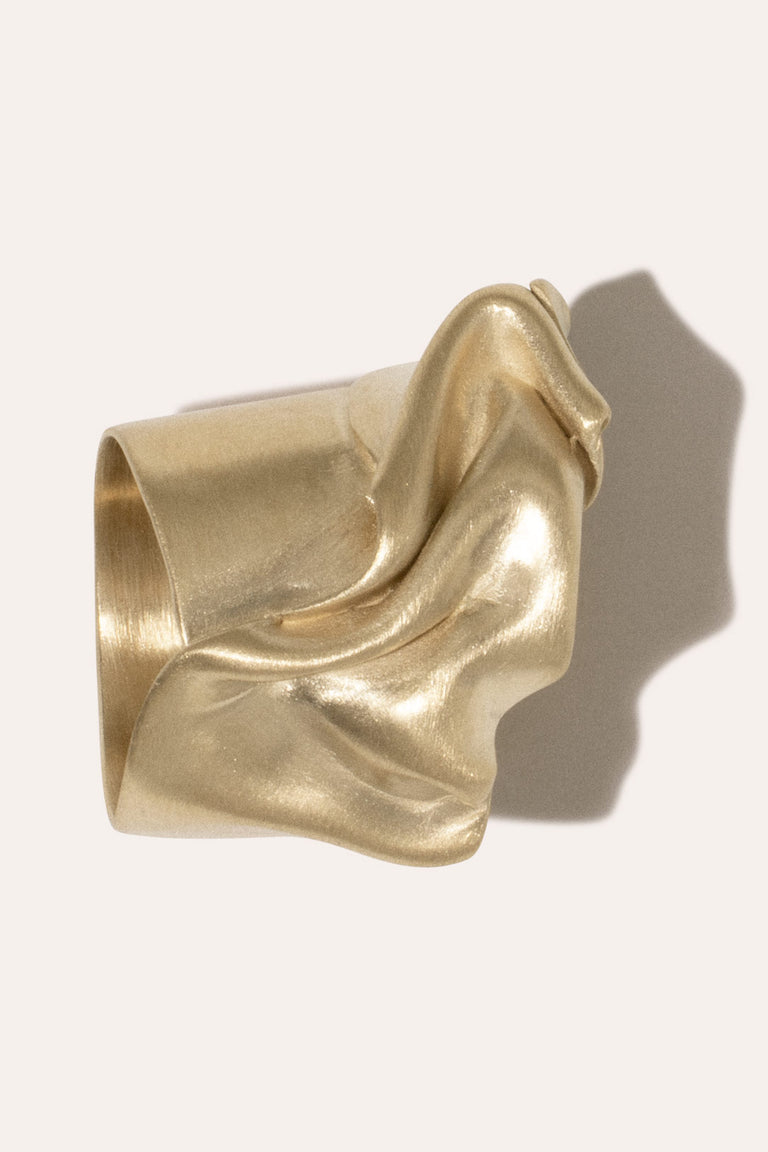 Unruffled - Gold Vermeil Ring