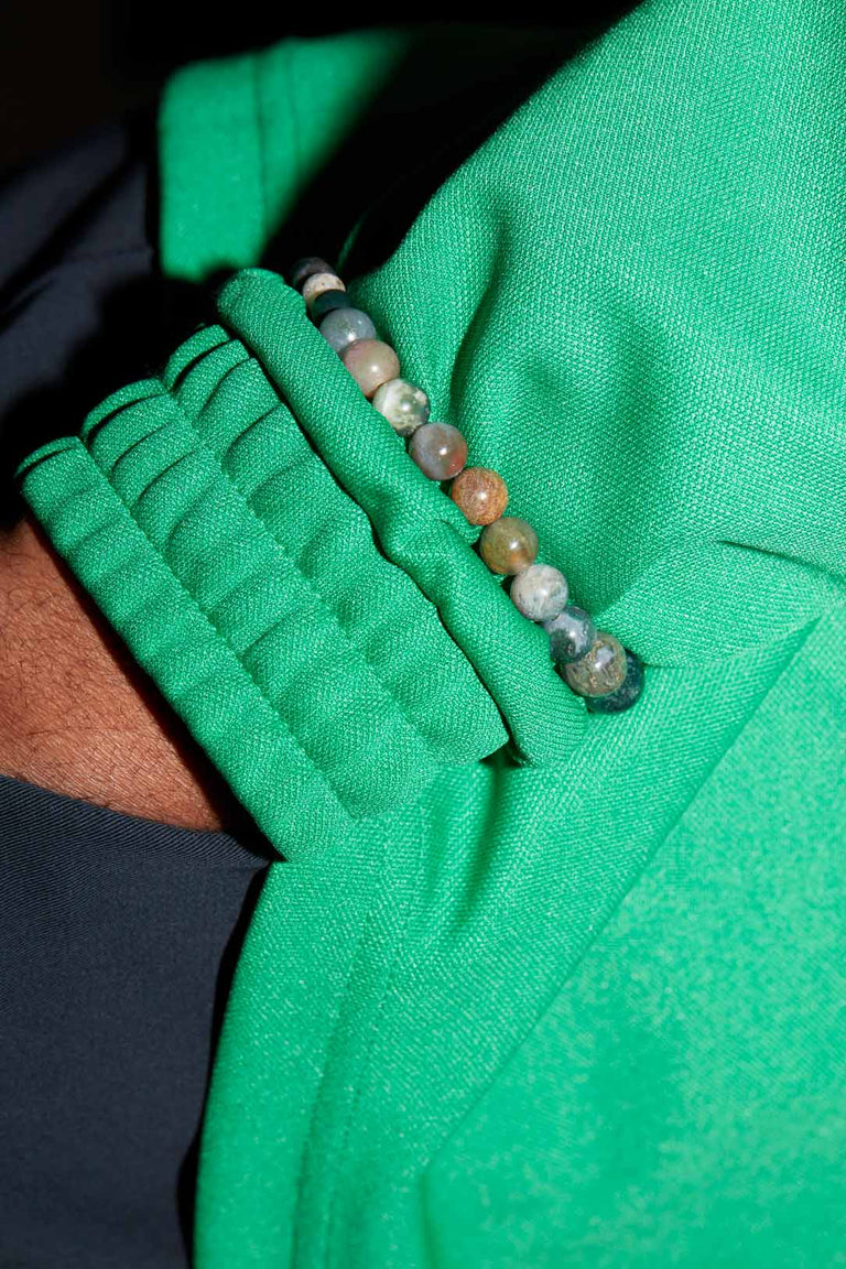 Tidelands - Fancy Jasper and Recycled Gold Vermeil Bracelet