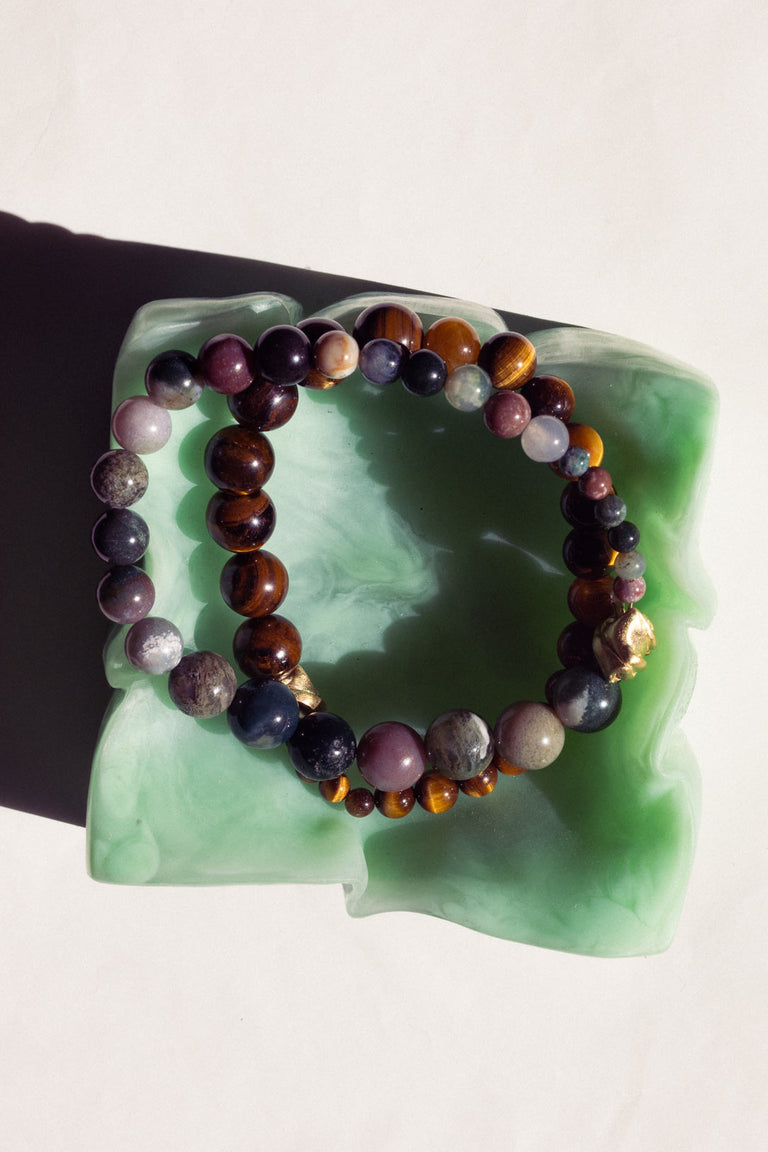 Tidelands - Fancy Jasper and Recycled Gold Vermeil Bracelet