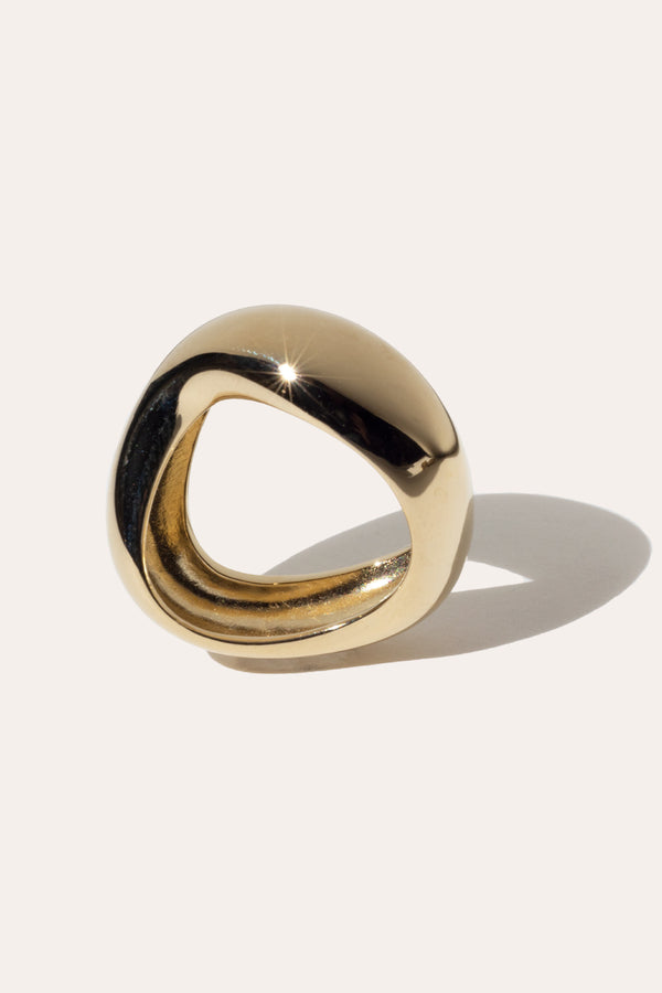 Post-Capital - Bague plaquée or