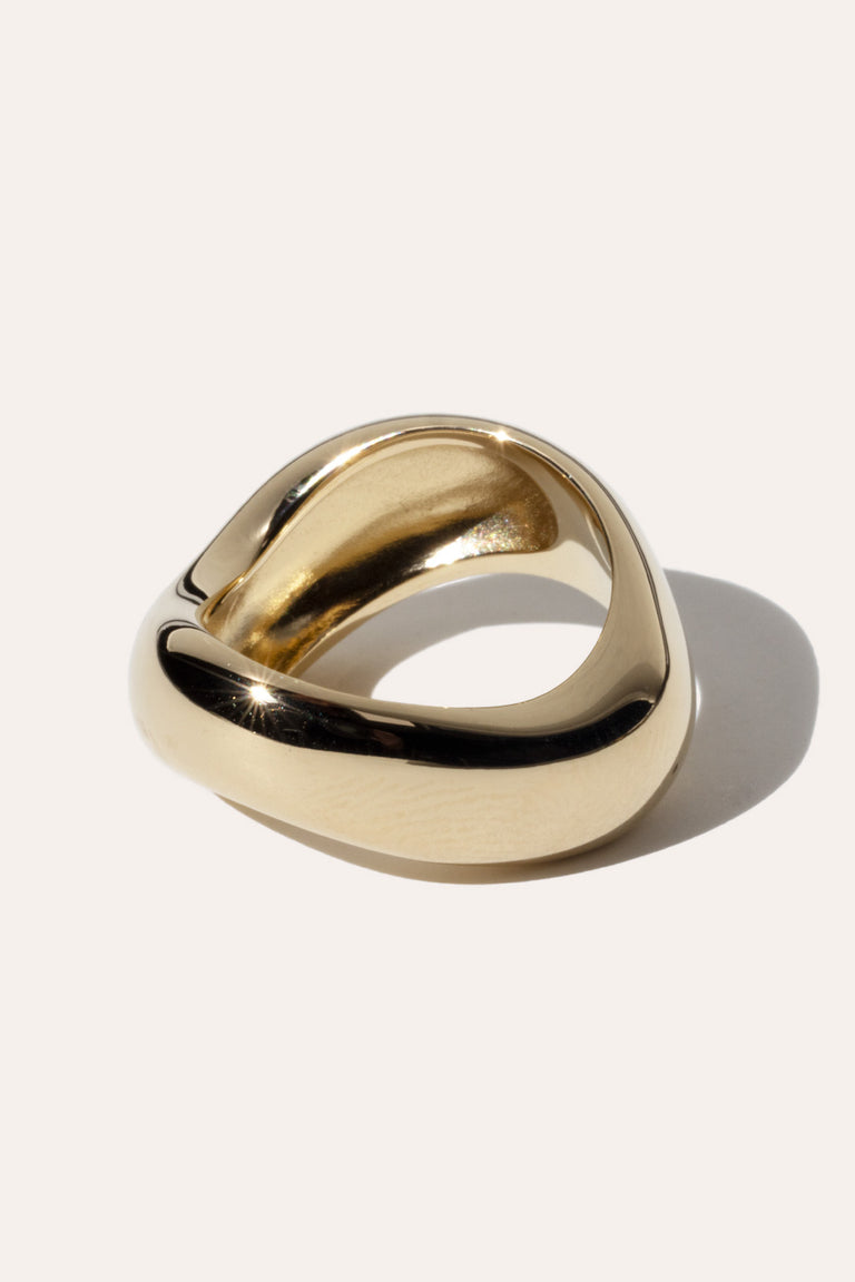 Post‐Capital - Gold Plated Ring