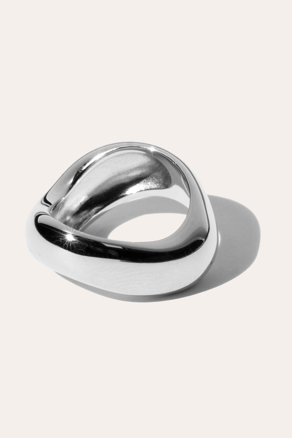 Post‐Capital - Bague Plaqué Platine