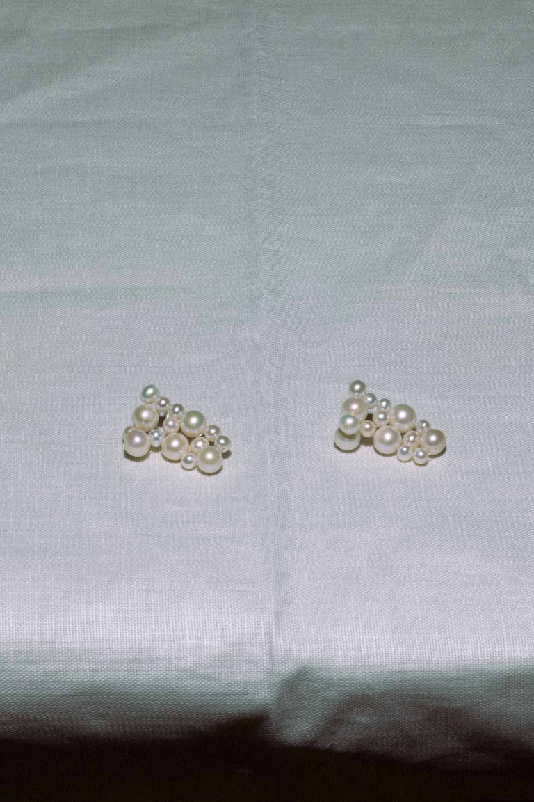 What's the Big Idea? - Pearl and Gold Vermeil Earrings