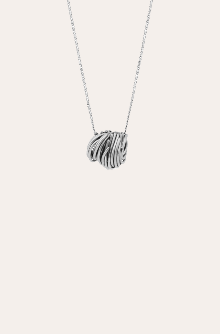 Dossing Around - Platinum Plated Sterling Silver Pendant