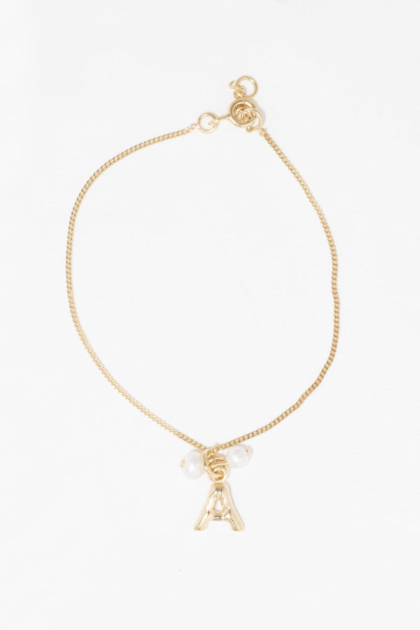 Classicworks™ A - Bracelet en vermeil et perles