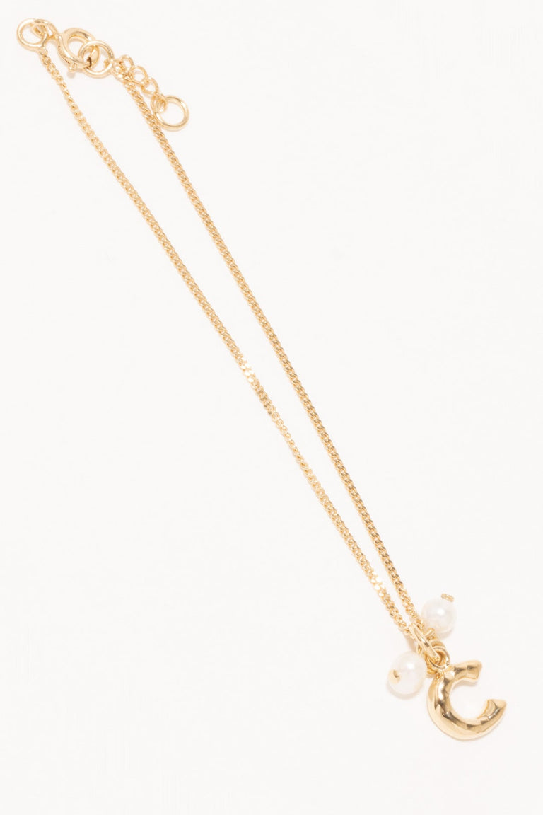 Classicworks™ C - Gold Vermeil and Pearl Bracelet