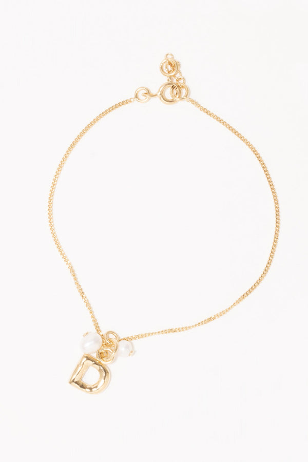 Bracelet Classicworks™ D - Vermeil en or et perle