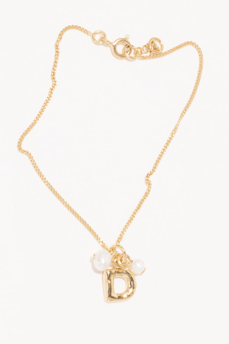 Classicworks™ D - Gold Vermeil and Pearl Bracelet
