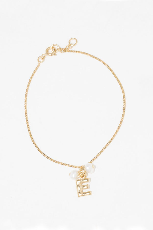 Classicworks™ E - Bracelet en vermeil et perles