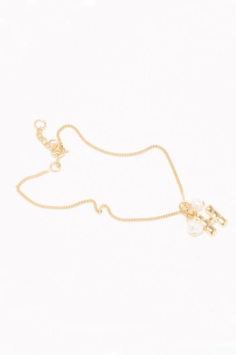 Classicworks™ H - Bracelet en vermeil et perles