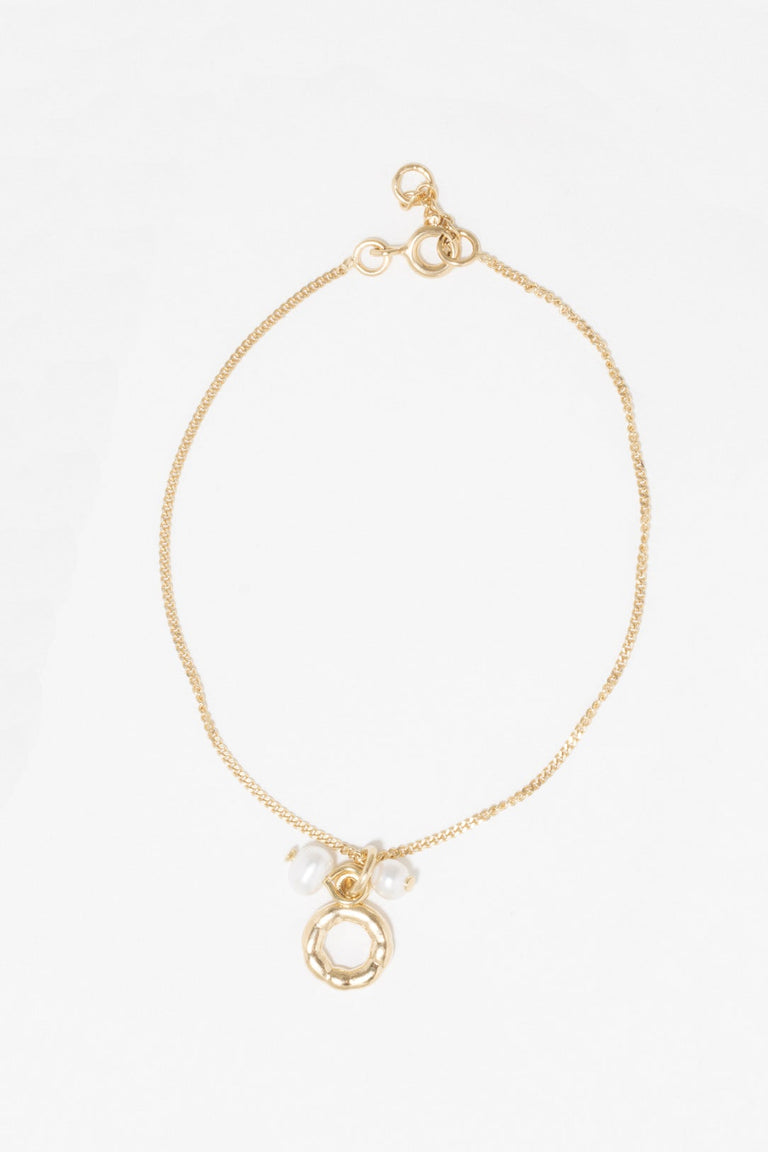 Bracelet Classicworks™ O en vermeil et perles