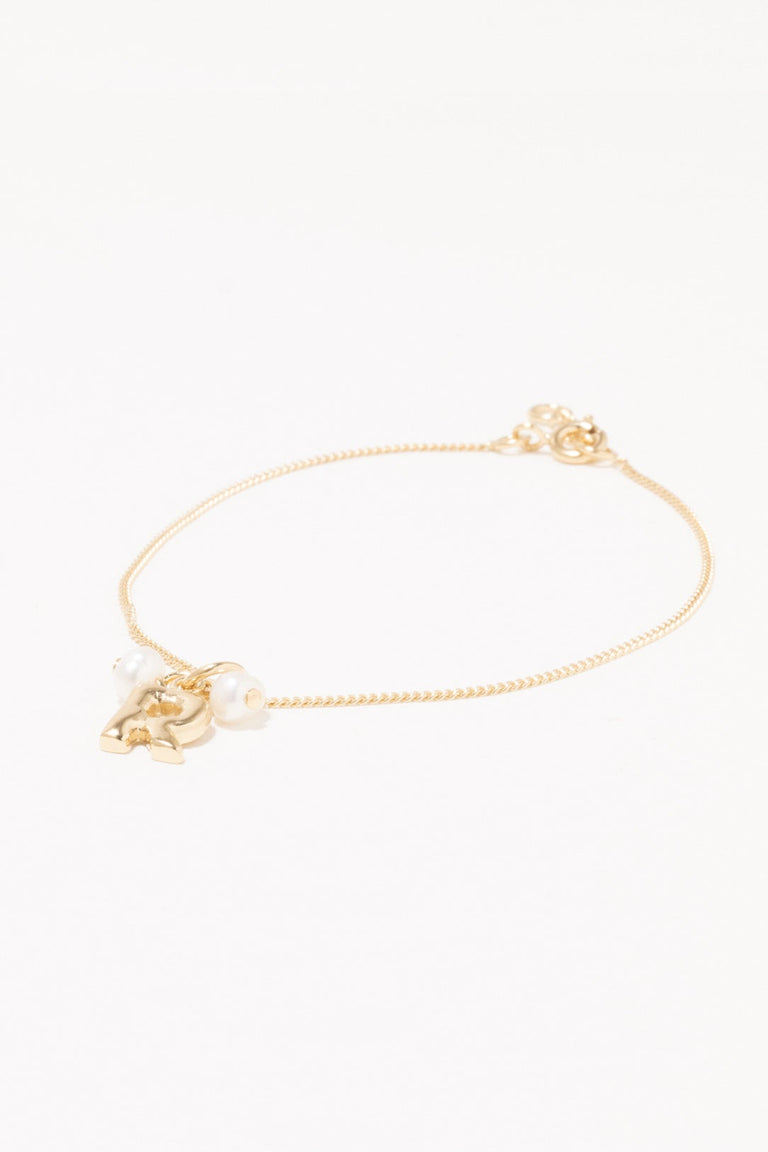 Bracelet Classicworks™ R - Perles et Vermeil Or Recyclé