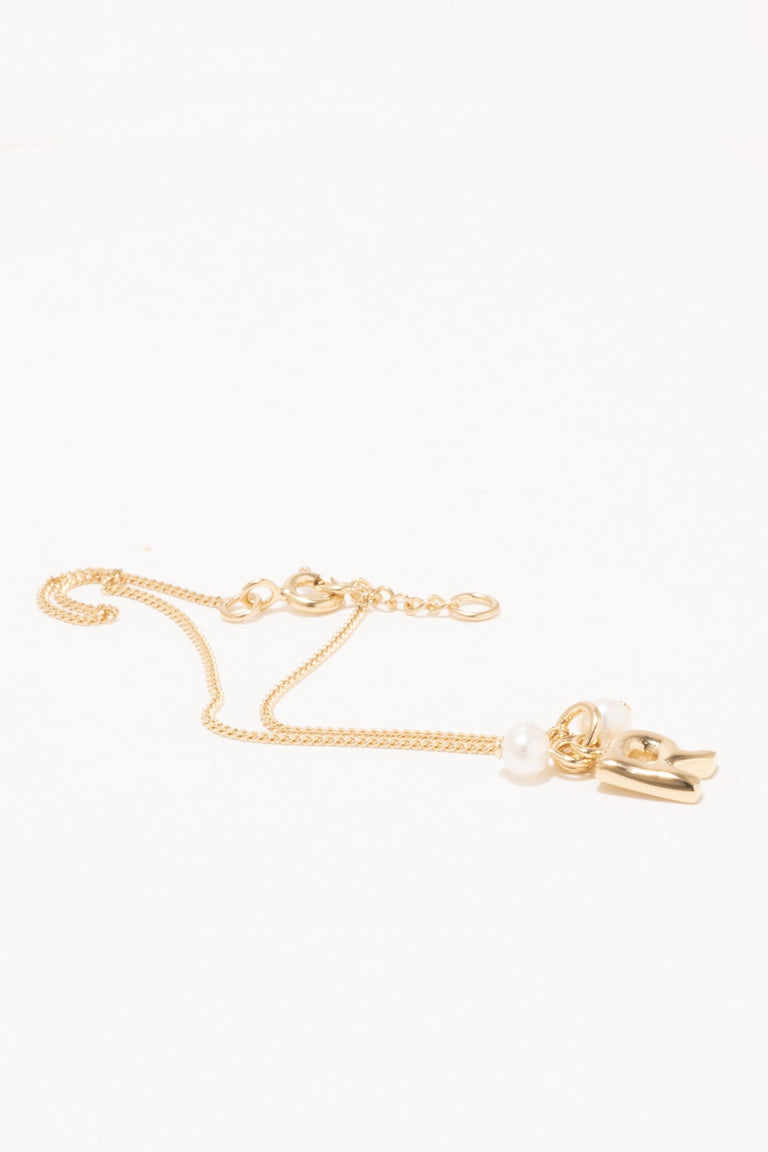 Bracelet Classicworks™ R - Perles et Vermeil Or Recyclé
