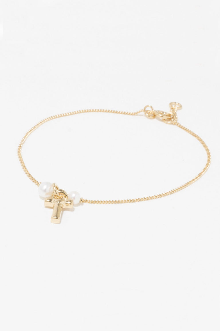 Classicworks™ T - Gold Vermeil and Pearl Bracelet