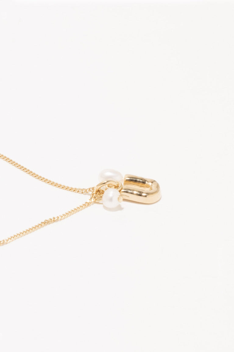 Classicworks™ U - Gold Vermeil and Pearl Bracelet