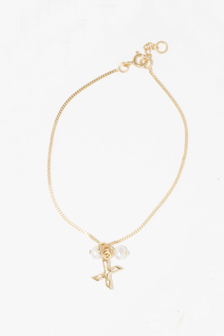 Bracelet en perles et vermeil en or recyclé Classicworks™ X