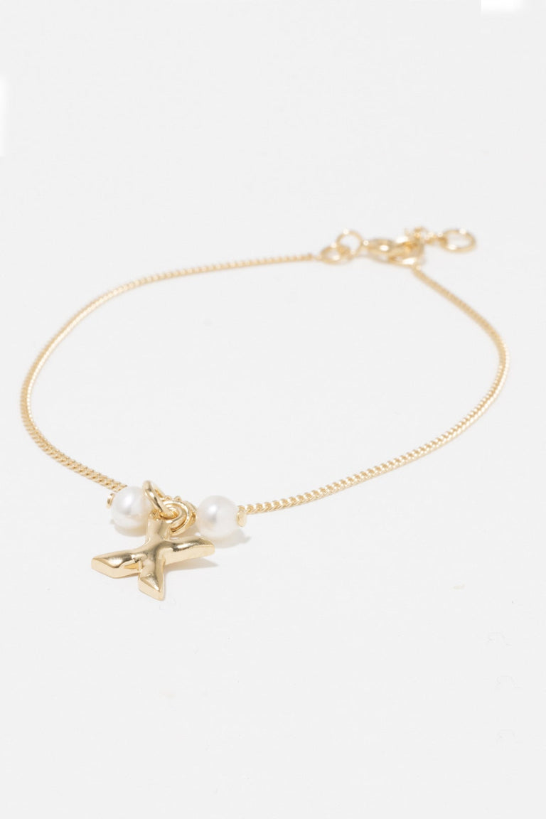 Bracelet en perles et vermeil en or recyclé Classicworks™ X