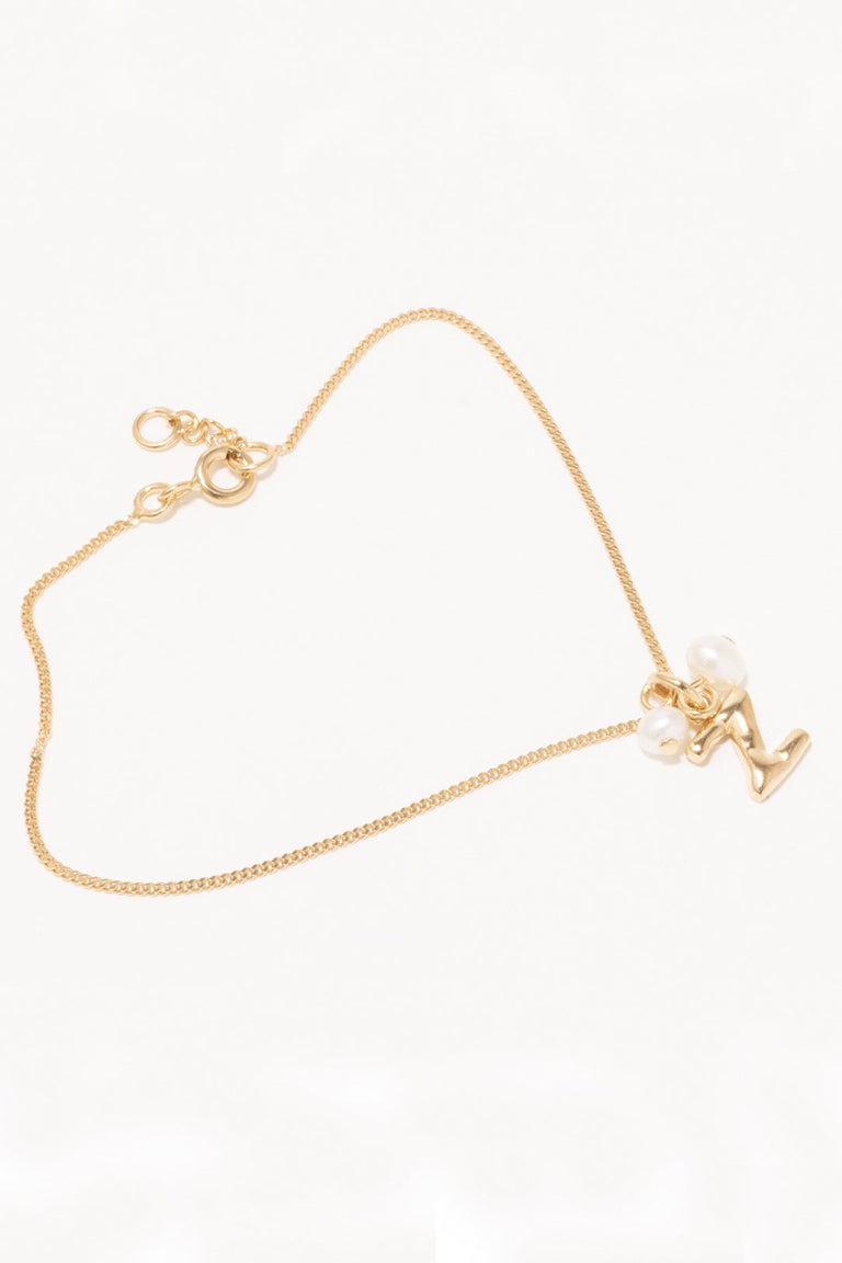 Classicworks™ Z - Bracelet en perles et vermeil d'or recyclé