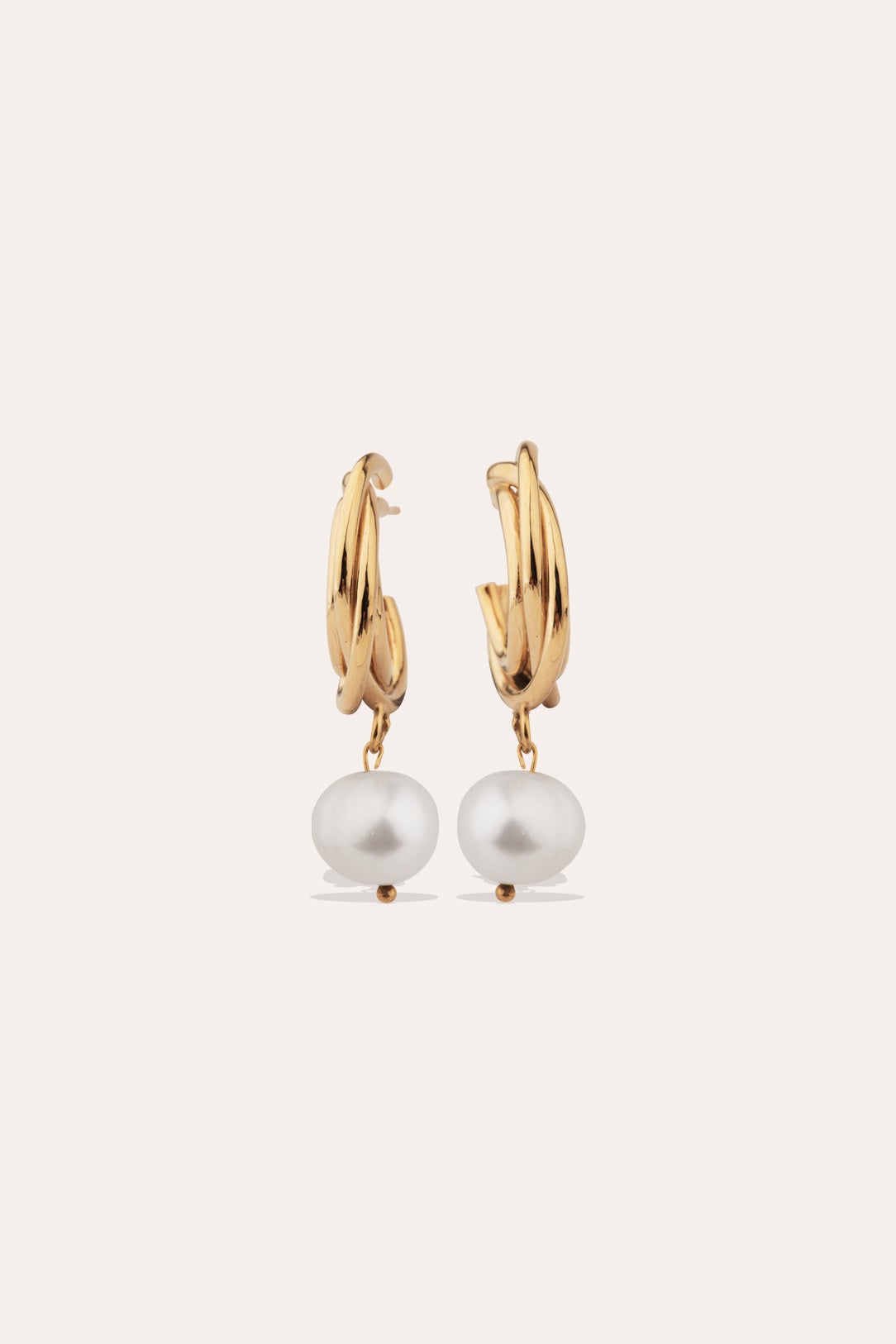 Encounter Pearl Vermeil Earrings