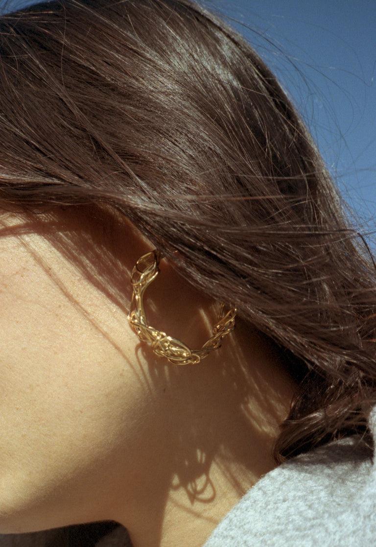 F38 - Gold Vermeil Earrings