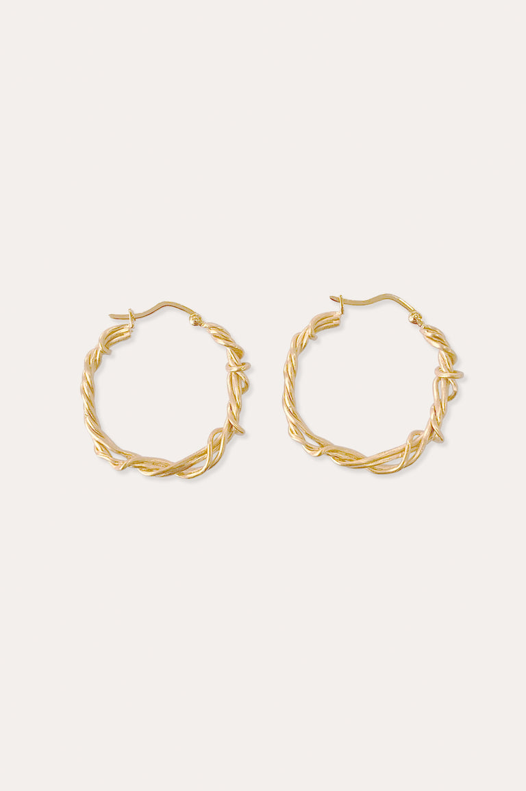 The Chance Encounter - Gold Vermeil Earrings