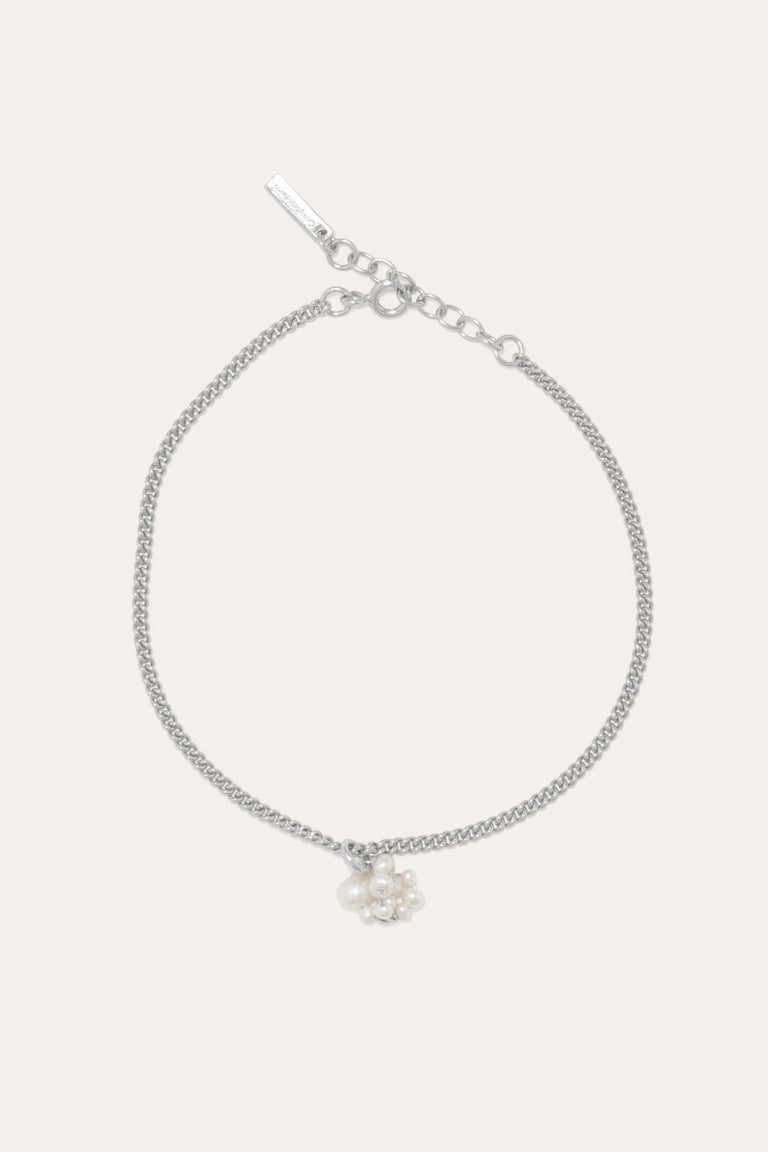 Le Beachcomber - Bracelet en perles et argent recyclé
