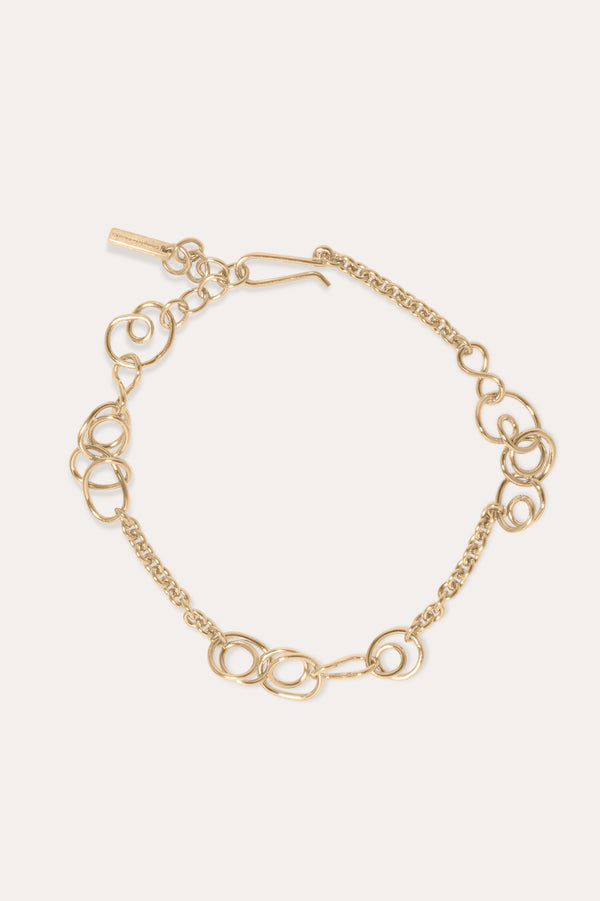 Bracelet en Vermeil Or Nuage d'Orage