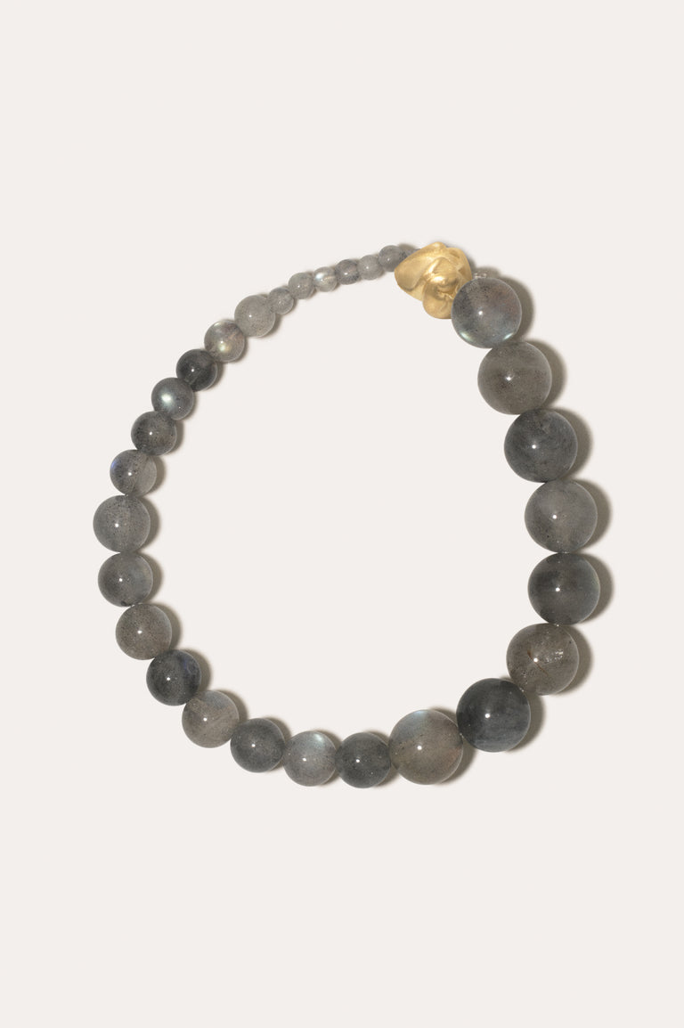 Tidelands - Labradorite and Gold Vermeil Bracelet