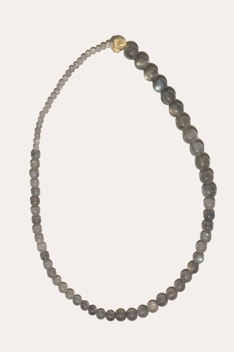 Tidelands - Labradorite Bead and Gold Vermeil Necklace