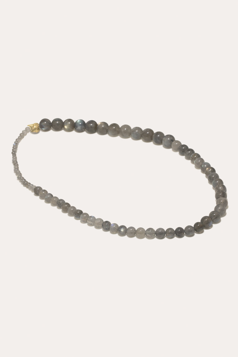 Tidelands - Labradorite Bead and Gold Vermeil Necklace