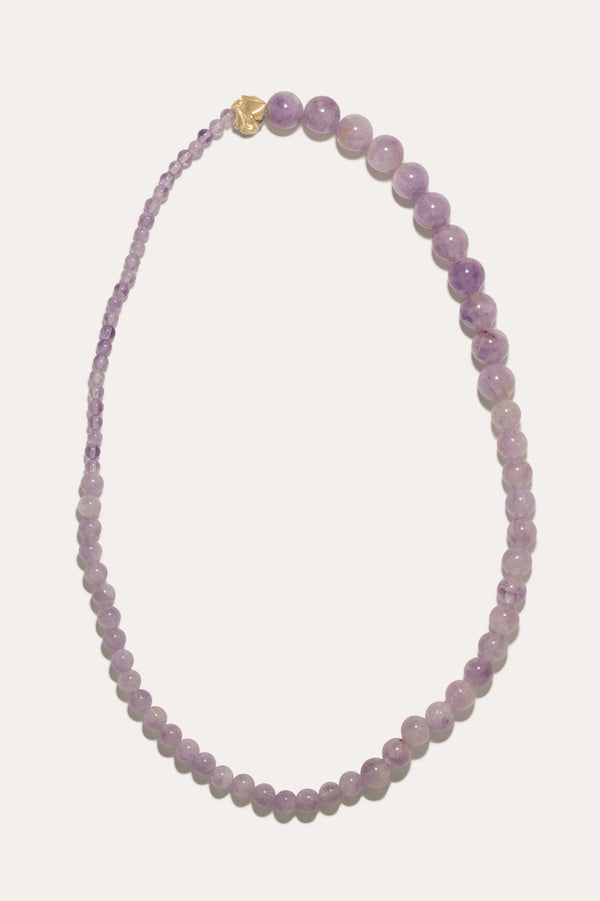 Tidelands - Collier perles de jade lilas et vermeil recyclé