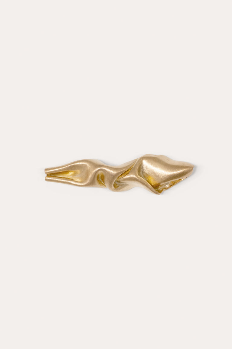 Crumple - Gold Vermeil Tie Pin