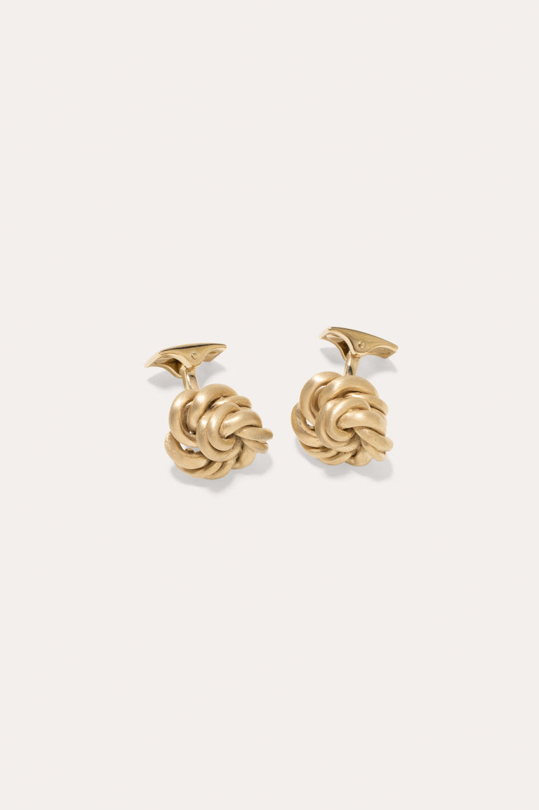 Really Knotted - Gold Vermeil Cufflinks