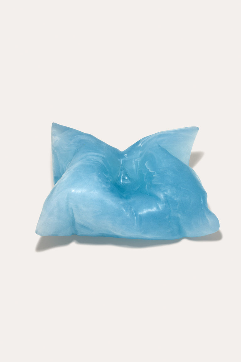 L23 - Resin Cushion in Matte Blue