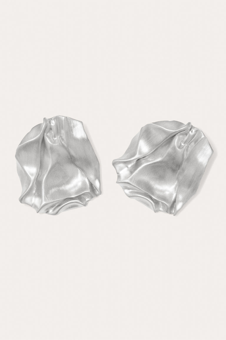 Groundswell - Platinum Plated Earrings