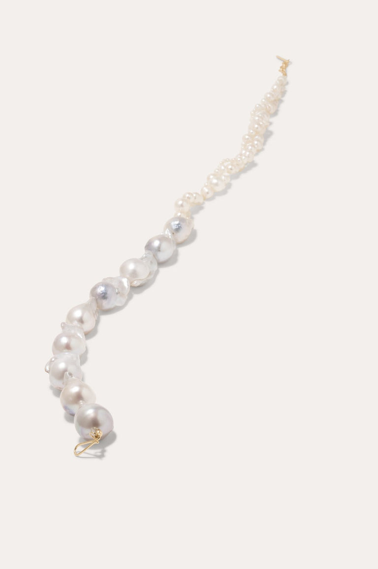 Parade of Possibilities - Pearl and Gold Plated Necklace | Completedworks