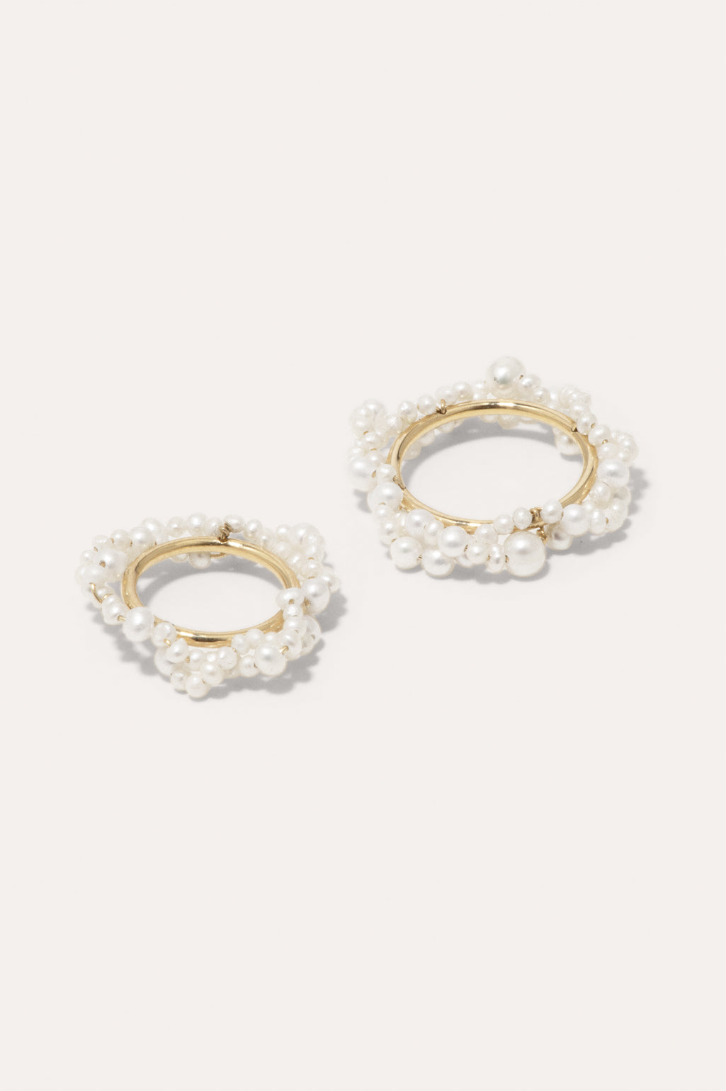 Stratus Freshwater Pearl Vermeil Rings
