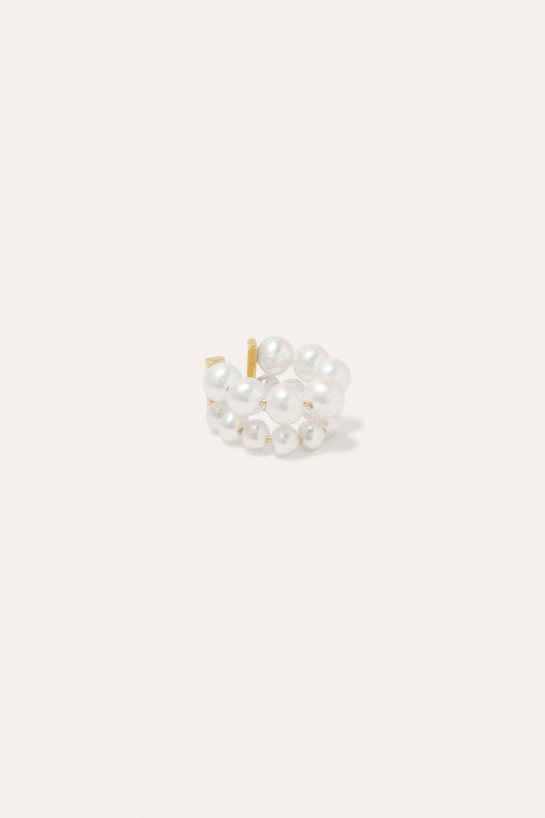 Best Mistake - Pearl and Recycled Gold Vermeil Ear Cuff