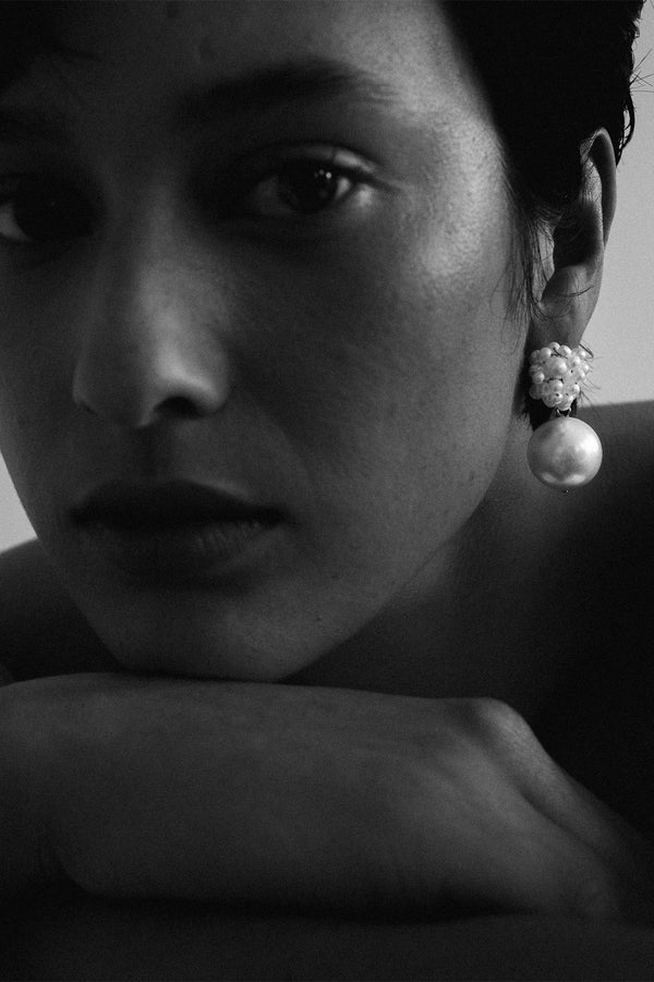 La seconde anomalie temporelle - Boucles d'oreilles perles et vermeil or