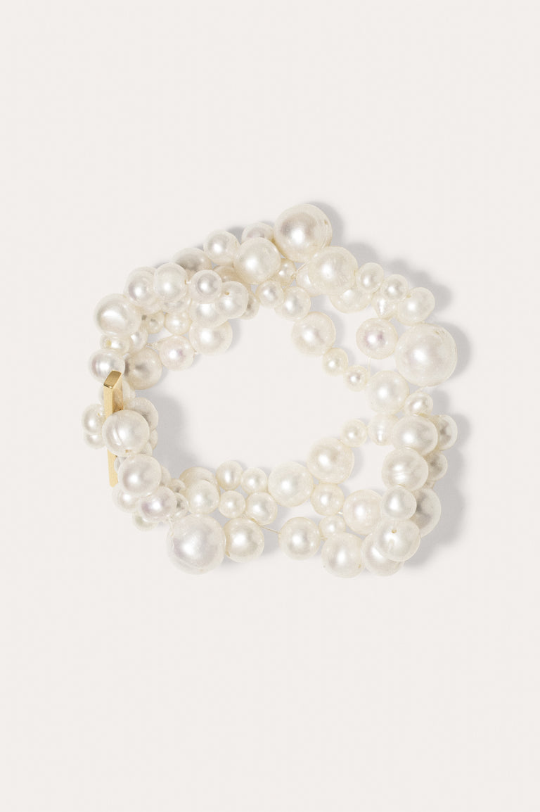 The Inevitable Husband - Pearl and Gold Vermeil Bracelet