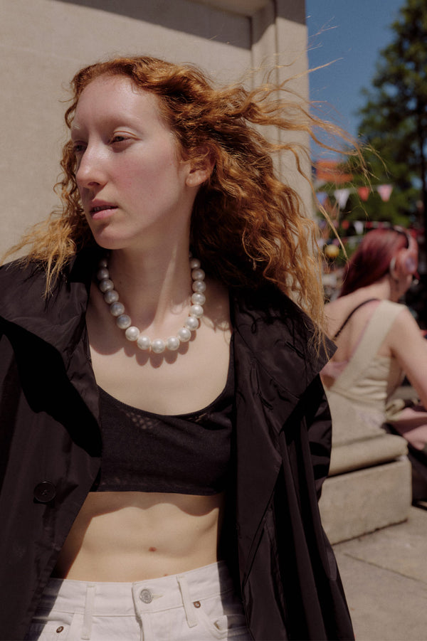 C'est quoi l'idée du siècle ? - Collier en perles et vermeil