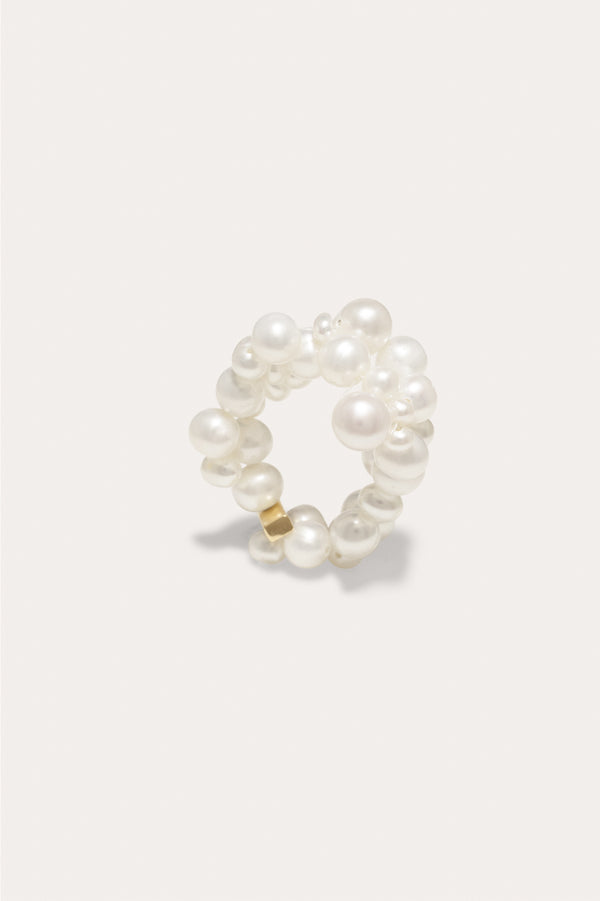 The Inevitable Husband - Bague en perles d'eau douce et vermeil