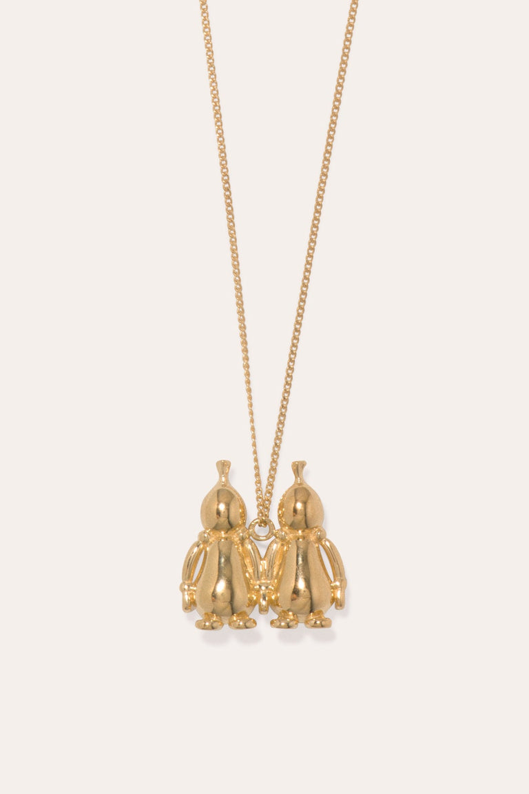 Pendentif plaqué or signe du zodiaque Gémeaux Classicworks™