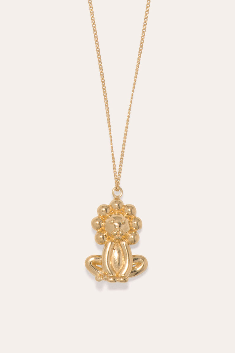 Classicworks™ Ballon Zodiaque Lion - Pendentif Plaqué Or