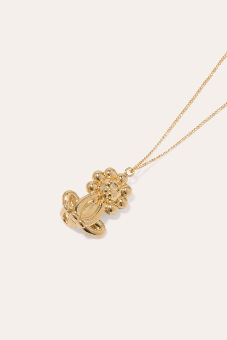 Classicworks™ Ballon Zodiaque Lion - Pendentif Plaqué Or