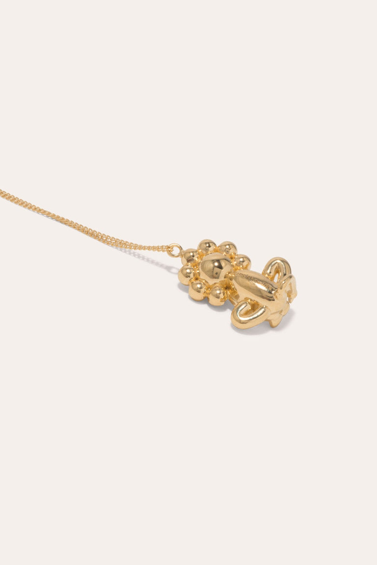 Classicworks™ Ballon Zodiaque Lion - Pendentif Plaqué Or
