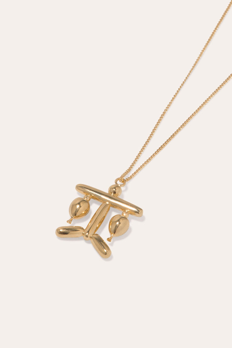 Pendentif Signe Zodiaque Balance Classicworks™ - Plaqué Or