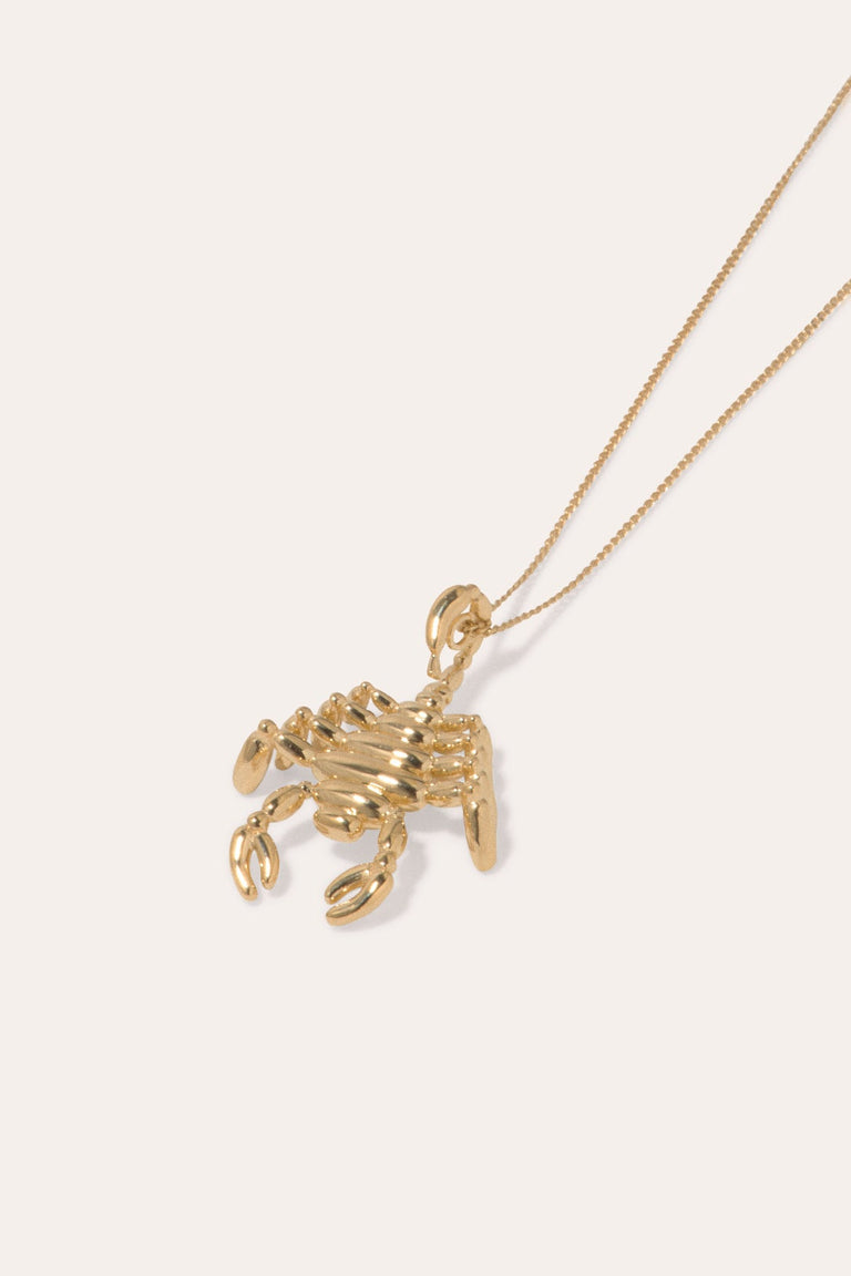 Pendentif plaqué or signe du zodiaque Scorpion Classicworks™